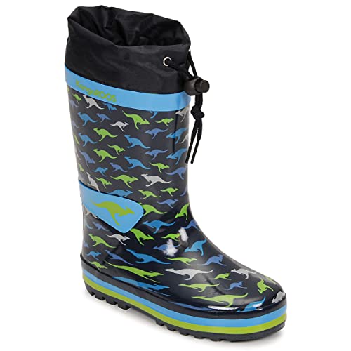 KangaROOS Jungen K-rain Gummistiefel, Dk Navy Kangaroo, 33 EU KangaROOS Jungen K-rain Gummistiefel, Dk Navy Kangaroo, 33 EU von KangaROOS