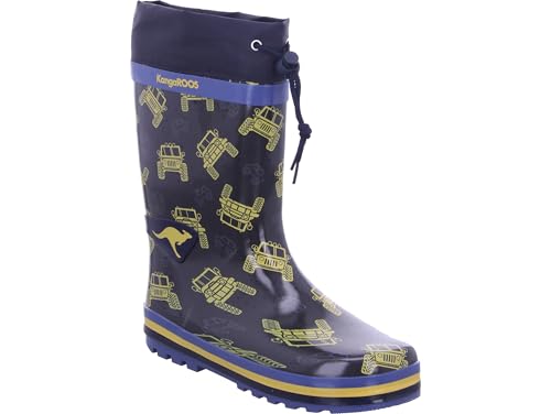 KangaROOS K-Rain Gummistiefel, dk Navy/monstertruck, 35 EU von KangaROOS