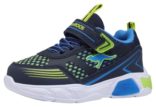 KangaROOS K-SLB Naro EV Sneaker, dk Navy/Lime, 32 EU von KangaROOS