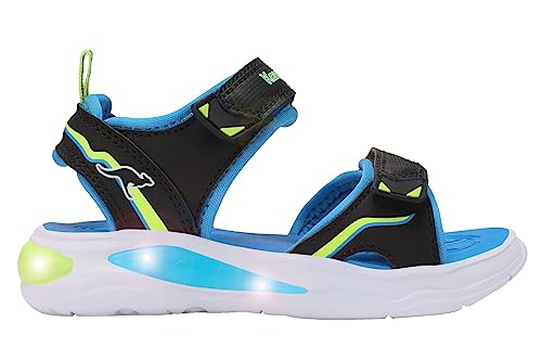 KangaROOS K-SLS Franky Sandale, Jet Black/Sky, 33 EU KangaROOS K-SLS Franky Sandale, Jet Black/Sky, 33 EU von KangaROOS