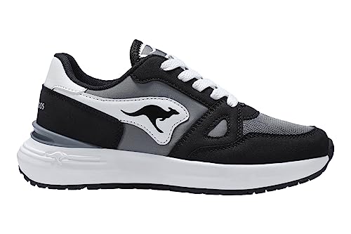 KangaROOS K-Sneak Jay Sneaker, Jet Black/Steel Grey, 28 EU von KangaROOS