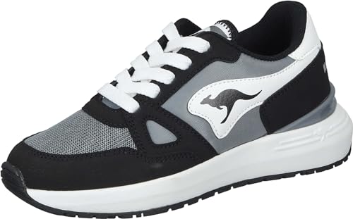 KangaROOS K-Sneak Jay Sneaker, Jet Black/Steel Grey, 29 EU von KangaROOS