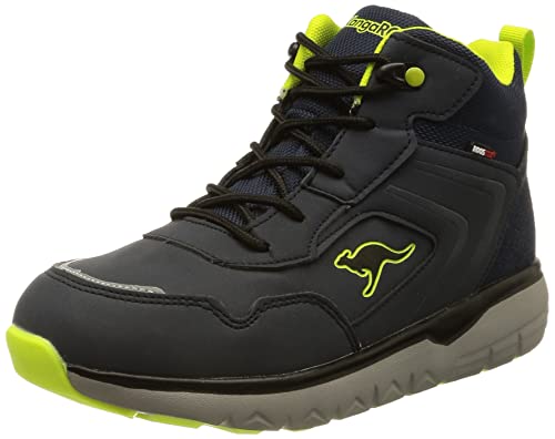 KangaROOS Jungen K-ts Kimo Rtx Stiefel, Dk Navy Lime, 32 EU von KangaROOS