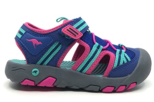 KangaROOS Unisex Kinder K-trek Trail Sandale, Midnight Blue Fandango Pink, 30 EU KangaROOS Unisex Kinder K-trek Trail Sandale, Midnight Blue Fandango Pink, 30 EU von KangaROOS