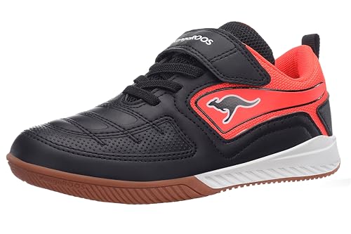 KangaROOS K5-Block Ev Sneaker, Jet Black/Fiery red, 25 EU von KangaROOS