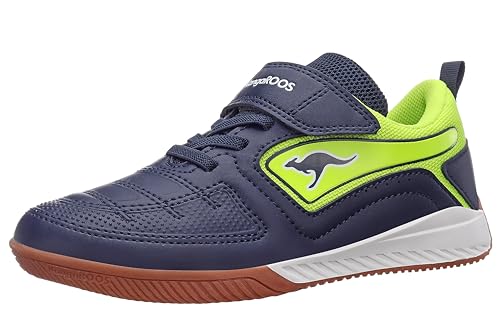 KangaROOS K5-Block Ev Sneaker, Dk Navy/Lime, 27 EU von KangaROOS