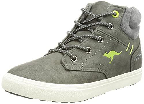 KangaROOS KAVU X Sneaker, Steel Grey/Lime, 31 EU von KangaROOS