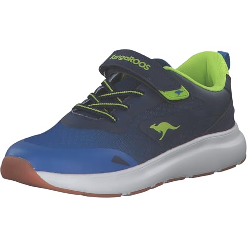 KangaROOS KB-Pang EV Sneaker, dk Navy/Lime, 38 EU von KangaROOS