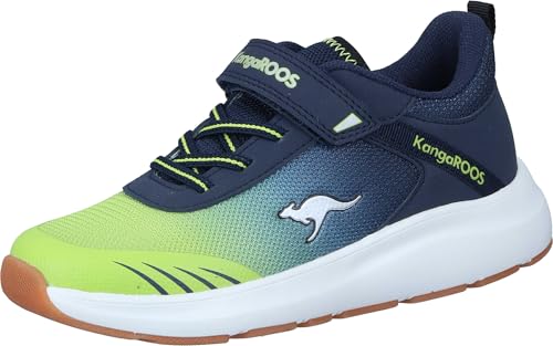 KangaROOS KB-Rida EV Sneaker, dk Navy/Lime, 34 EU von KangaROOS