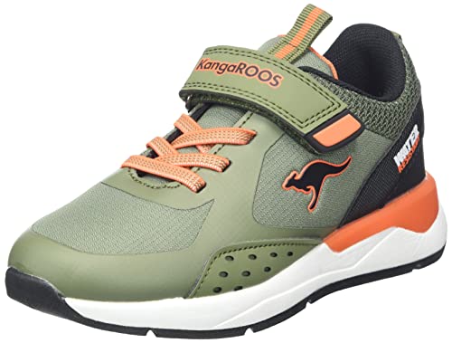 KangaROOS KD-Dips EV Sneaker, Olive/Flame, 29 EU von KangaROOS