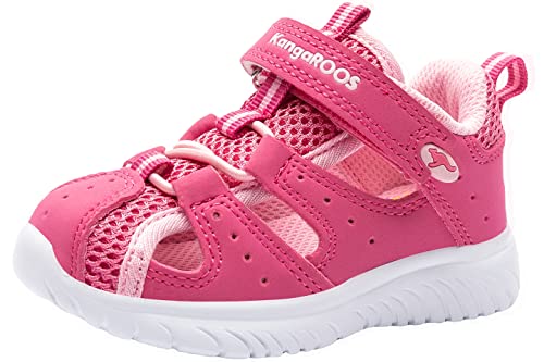 KangaROOS Unisex Baby KI-Rock Lite EV Sneaker, Daisy Pink/Fuchsia Pink 6176, 24 EU von KangaROOS