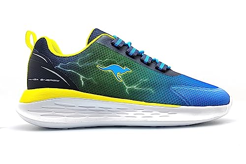 KangaROOS KQ-Light Sneaker, Sky/neon Yellow, 29 EU von KangaROOS