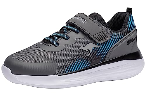 KangaROOS KQ-Unique EV Sneaker, Steel Grey/Sky, 32 EU von KangaROOS