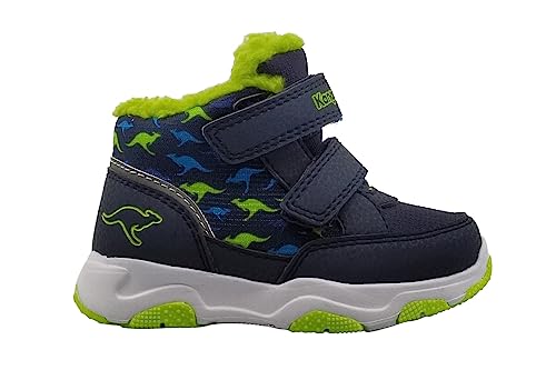 KangaROOS KS-Goku V Stiefel, dk Navy/Lime, 23 EU von KangaROOS