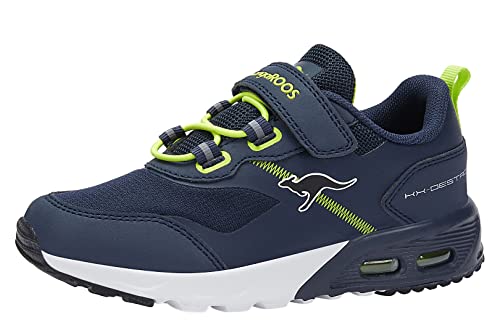 KangaROOS KX-Destro EV Sneaker, dk Navy/Lime, 26 EU von KangaROOS