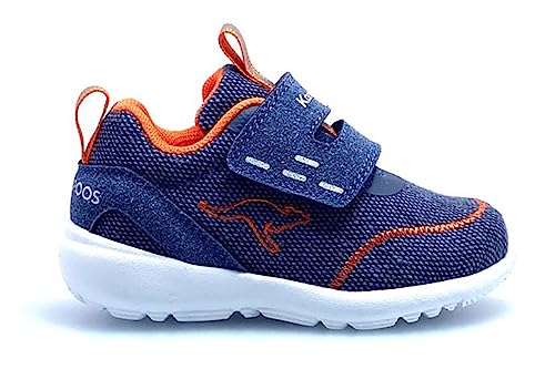 KangaROOS KY-Stitch V Sneaker, dk Navy/orange, 23 EU von KangaROOS