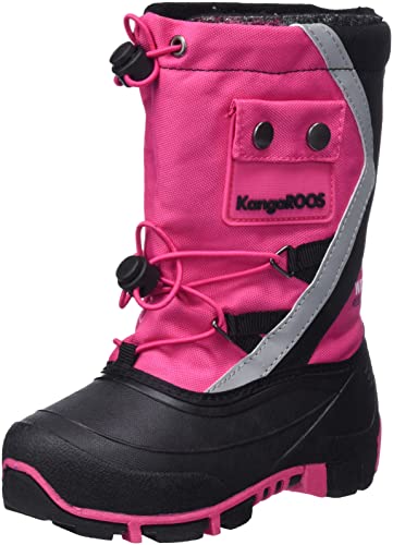KangaROOS Kanga-Bean III Stiefel, Daisy pink/Jet Black, 29 EU von KangaROOS