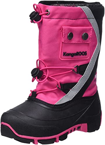 KangaROOS Kanga-Bean III Stiefel, Daisy pink/Jet Black, 32 EU von KangaROOS