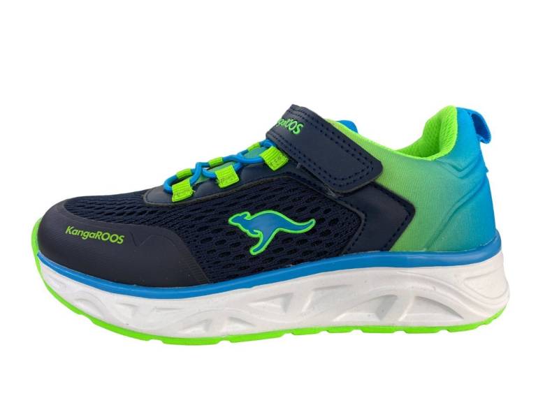 KangaROOS KangaROOS Kinder Sneaker K-OK SWIRL EV 10006-4149 DK NAVY/SKY Hallenschuh von KangaROOS