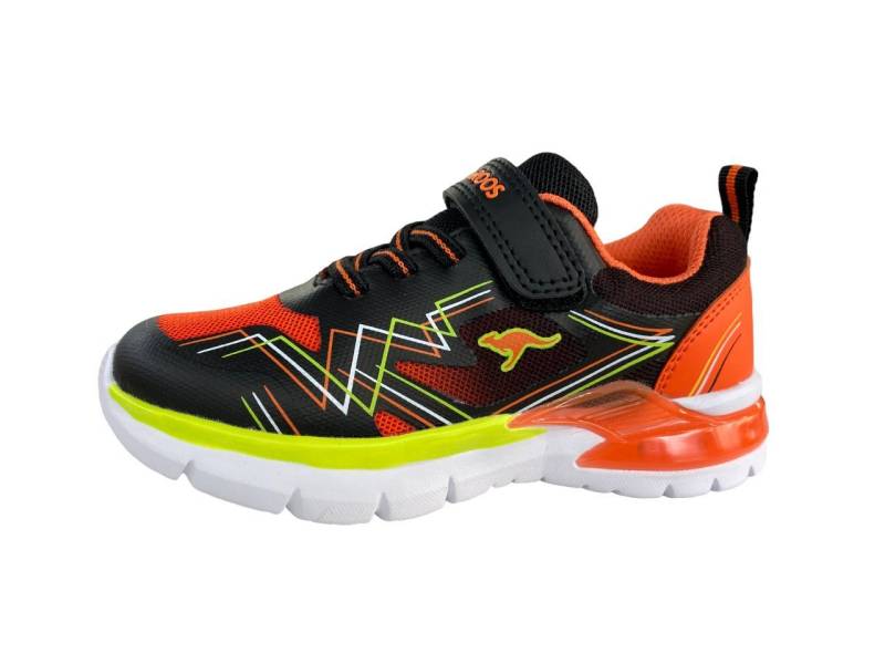 KangaROOS KangaROOS Kinder Sneaker K-SL Flasher EV 00011-2244 charcoal/flame Sneaker von KangaROOS
