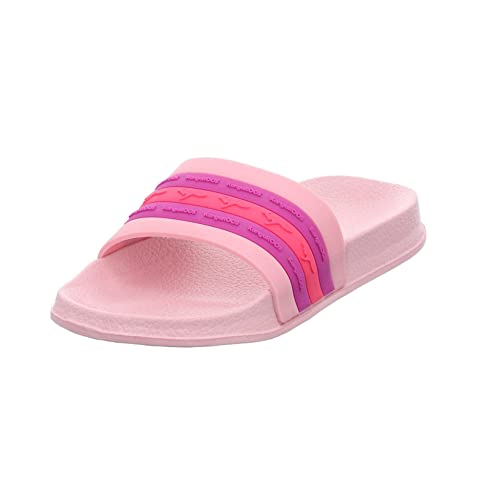 KangaROOS K-Slide Stripe Flache Sandale, Frost pink/Daisy pink, 32 EU von KangaROOS