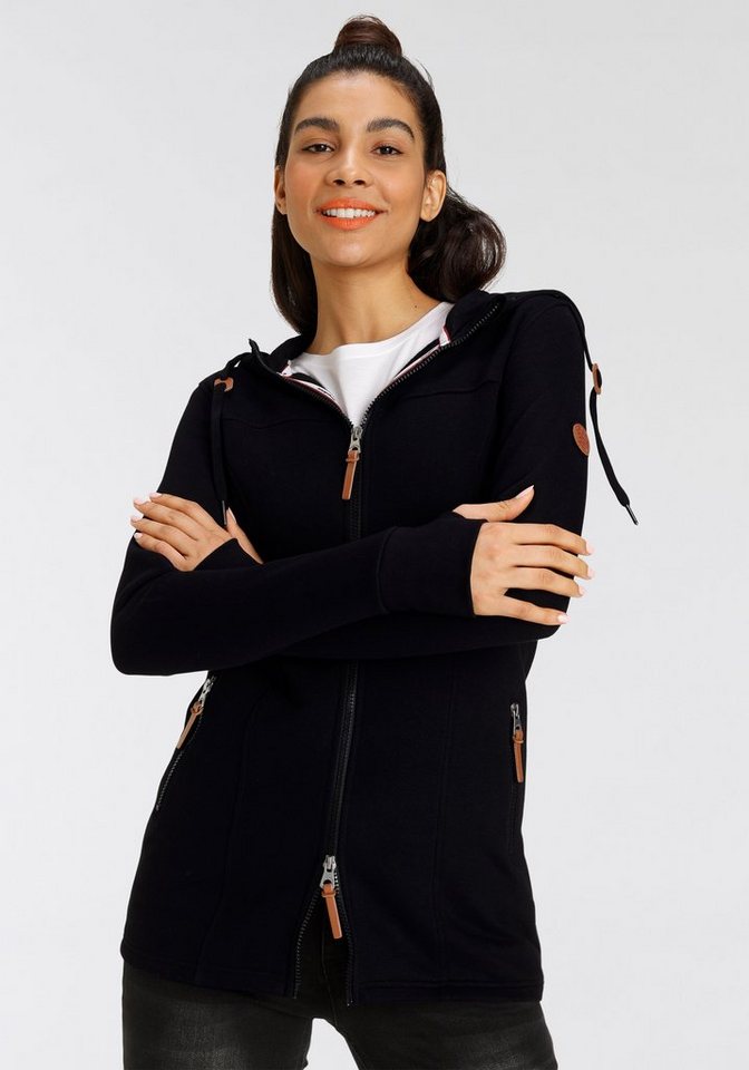 KangaROOS Kapuzensweatjacke aus besonders weichem & dickem French-Terry von KangaROOS