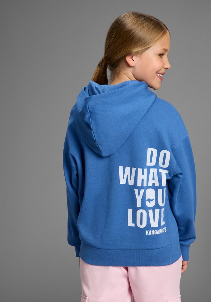 KangaROOS Kapuzensweatshirt Hoodie mit Rückenprint Mit Front- und Rückenprint von KangaROOS