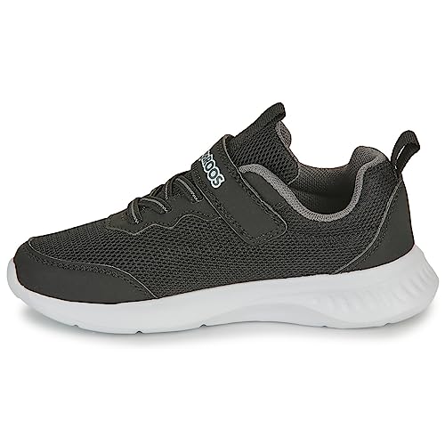 KangaROOS Kl-Rise Ev Sneaker, Jet Black Steel Grey, 33 EU von KangaROOS