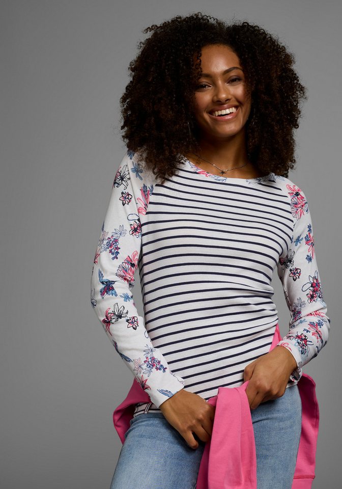 KangaROOS Langarmshirt Langarm, sehr figurbetont, aus Baumwolle von KangaROOS