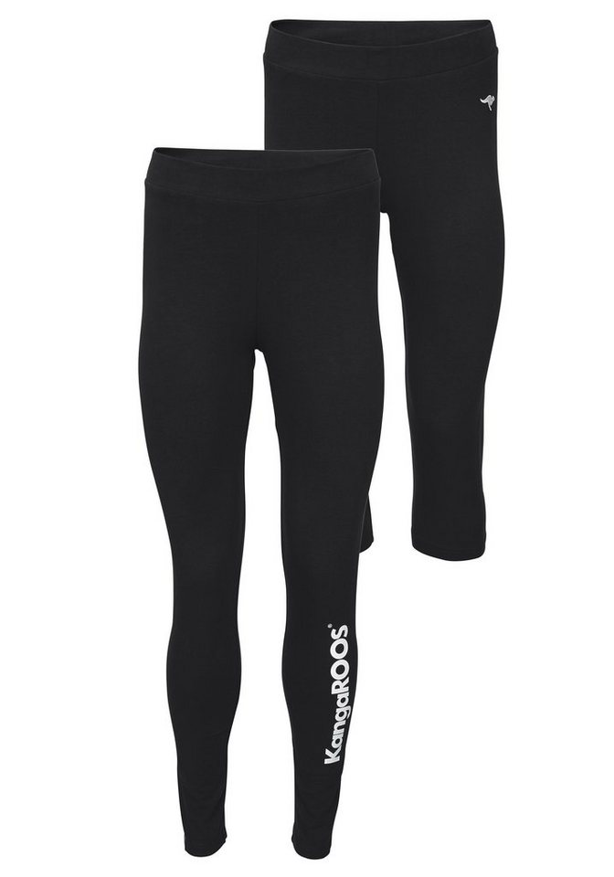 KangaROOS Leggings Doppelpack (Packung, 2-tlg., 2er-Pack) Große Größen von KangaROOS