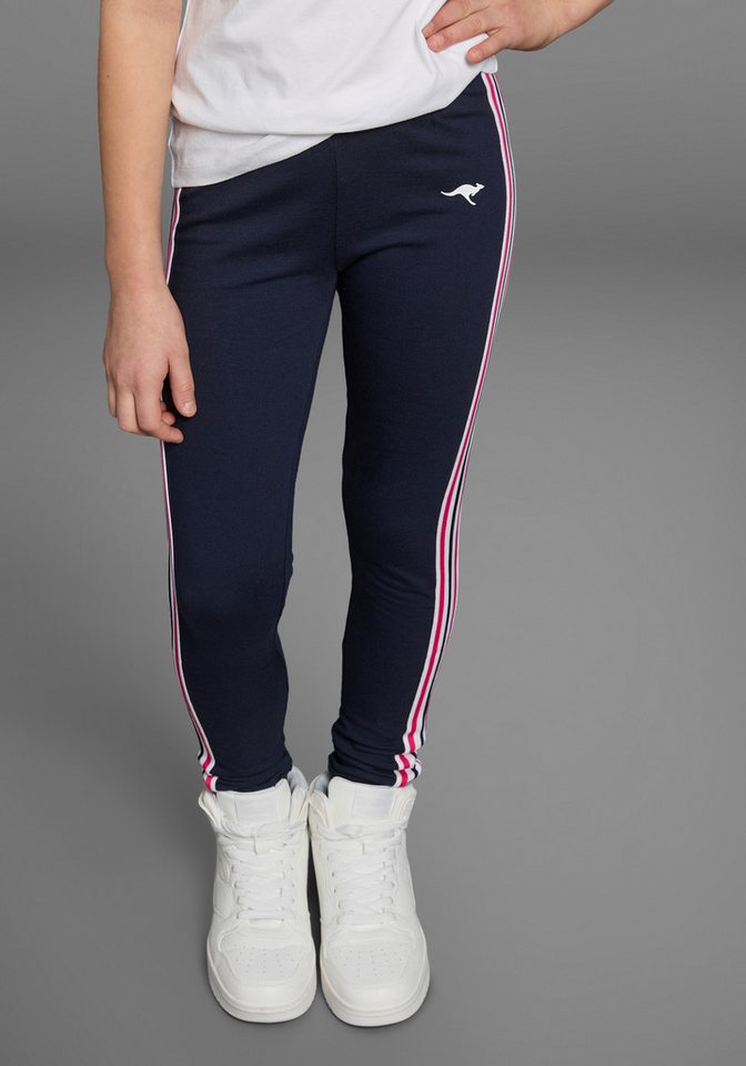 KangaROOS Leggings mit aufgesetztem Band für Mädchen von KangaROOS