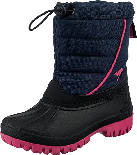 KangaROOS Mädchen K-ben Schneestiefel, Blau, 31 EU von KangaROOS