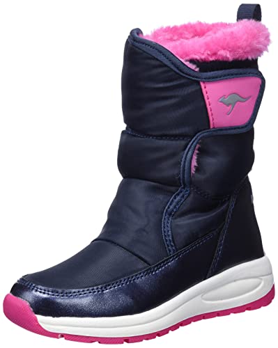 KangaROOS Mädchen K-pe Belle Rtx Stiefel, Dk Navy Daisy Pink, 33 EU von KangaROOS