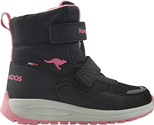 KangaROOS Mädchen K-pe Nala V Rtx Stiefel, Jet Black Rose, 40 EU von KangaROOS