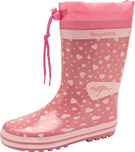 KangaROOS Mädchen K-rain Gummistiefel, Rosa, 35 EU von KangaROOS