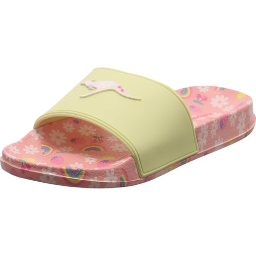 KangaROOS Mädchen K-slide Print Sandale, Rose Rainbow, 35 EU von KangaROOS