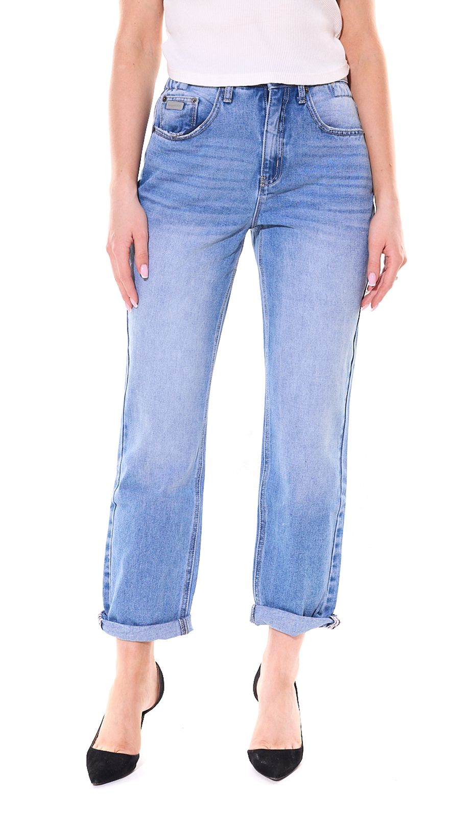 KangaROOS Regular Fit Damen High-Waist Ankle-Jeans im 5-Pocket-Style 38378153 Blau von KangaROOS