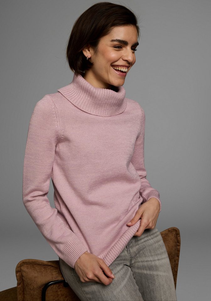 KangaROOS Rollkragenpullover in klassischer Form von KangaROOS