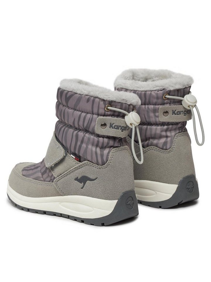 KangaROOS Schneeschuhe K-Pe Marty Rtx 18935 000 2231 Vapor Grey/Zebra Schnürschuh von KangaROOS