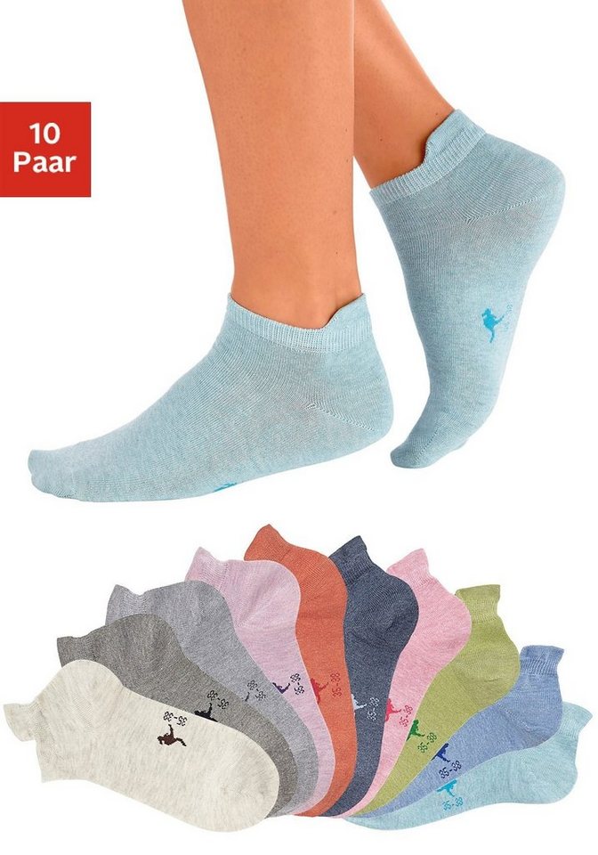 KangaROOS Sneakersocken (Set, 10-Paar) mit erhöhter Ferse von KangaROOS