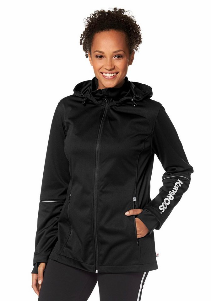 KangaROOS Softshelljacke aus Softshell-Material, figurumschmeichelnder Schnitt von KangaROOS