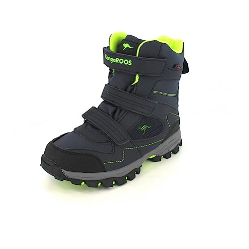 KangaROOS Stiefel K-Robi KTX Größe 33, Farbe: navy/lime von KangaROOS