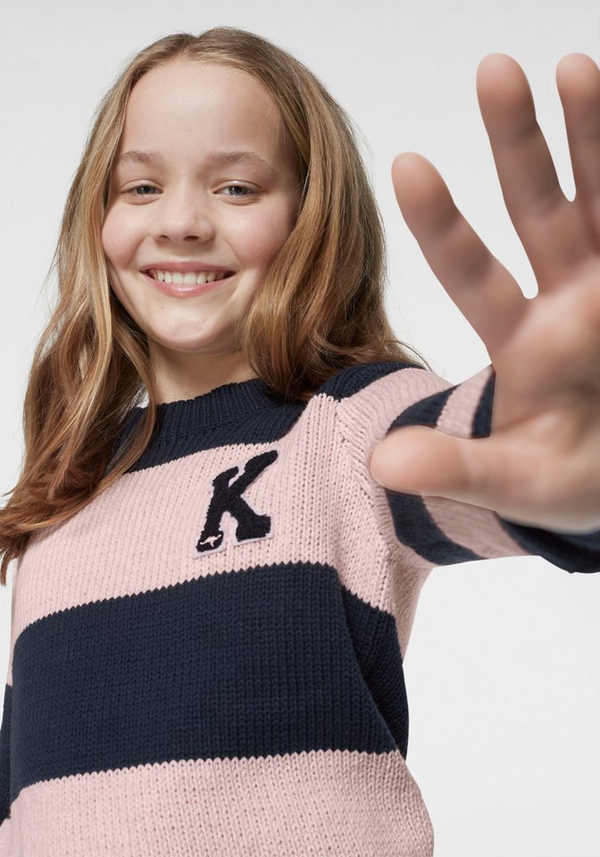 KangaROOS Strickpullover in modischer Streifenoptik von KangaROOS