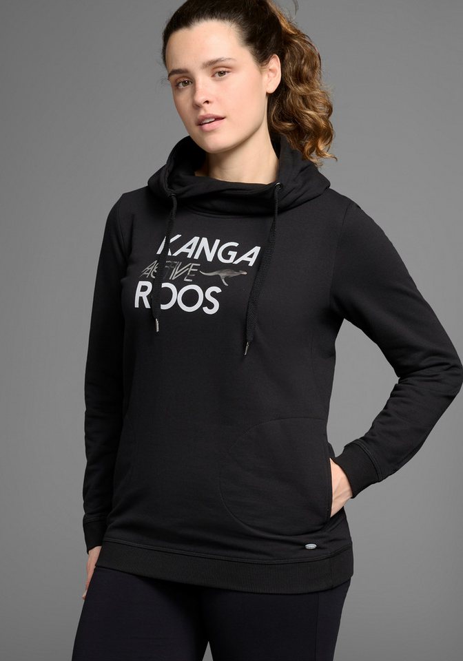 KangaROOS Sweatshirt lange Ärmel, figurumspielende Passform, große Größen von KangaROOS