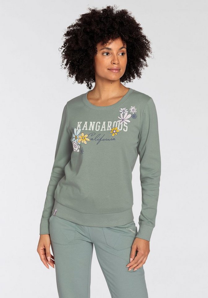 KangaROOS Sweatshirt mit großem Label Print - NEUE-KOLLEKTION von KangaROOS