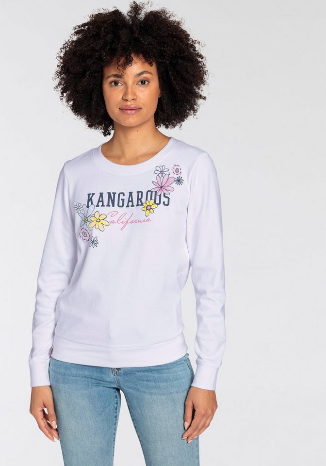 KangaROOS Sweatshirt mit großem Label Print - NEUE-KOLLEKTION von KangaROOS