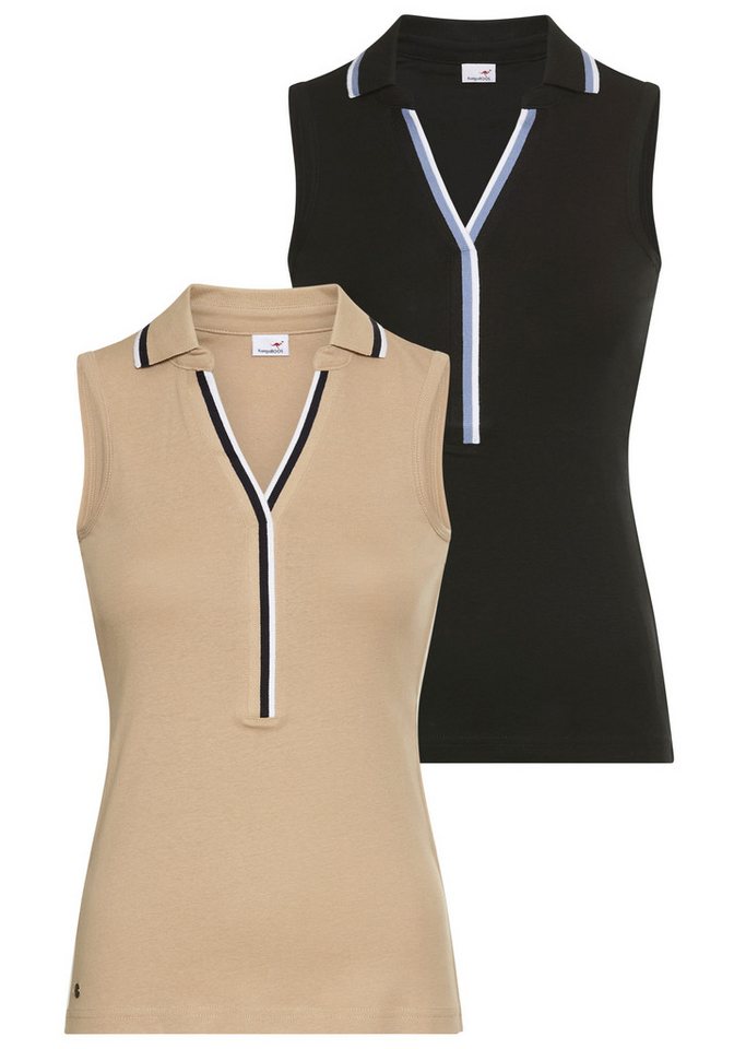 KangaROOS Tanktop (Packung, 2-tlg) Tape mit Logobranding seitlich - NEUE KOLLEKTION von KangaROOS