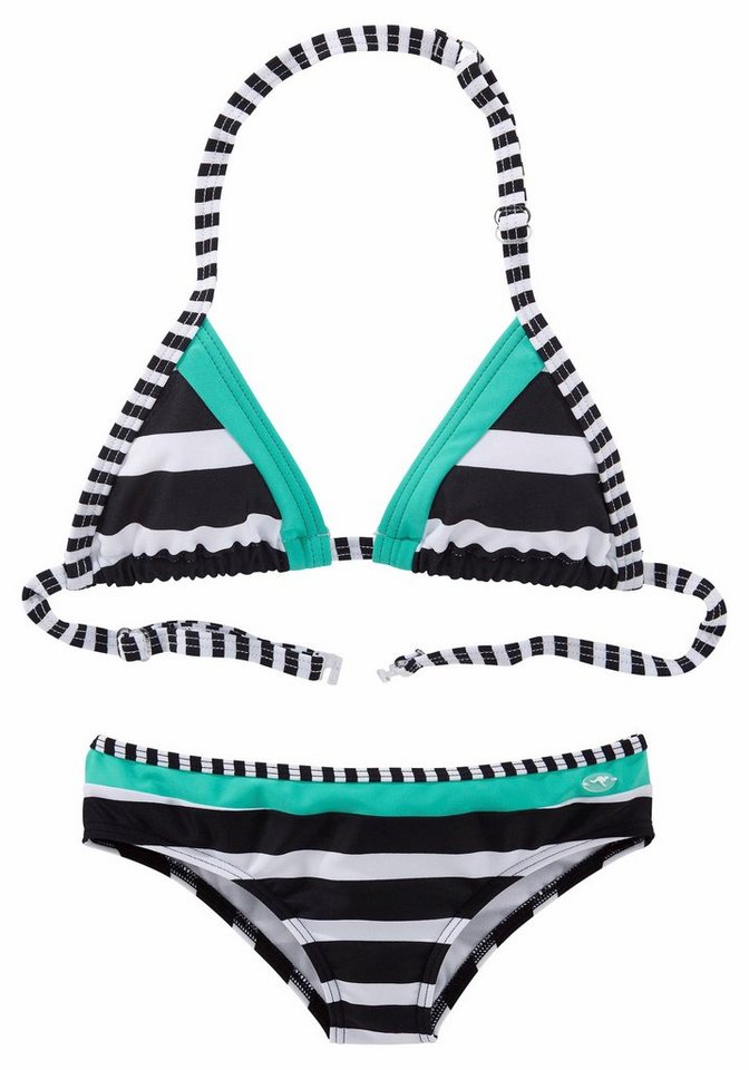 KangaROOS Triangel-Bikini Anita Kids mit Blockstreifen von KangaROOS