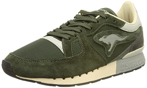 KangaROOS Unisex Coil R1 OG Sneakers, Olive, 37 EU von KangaROOS