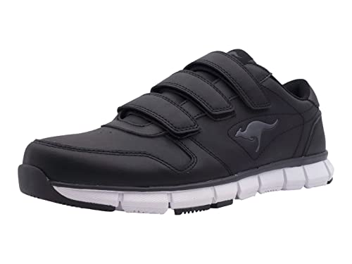 KangaROOS Unisex-Erwachsene K-BlueRun 700 V B Sneaker, Black/Dark Grey 0522, 46 EU von KangaROOS